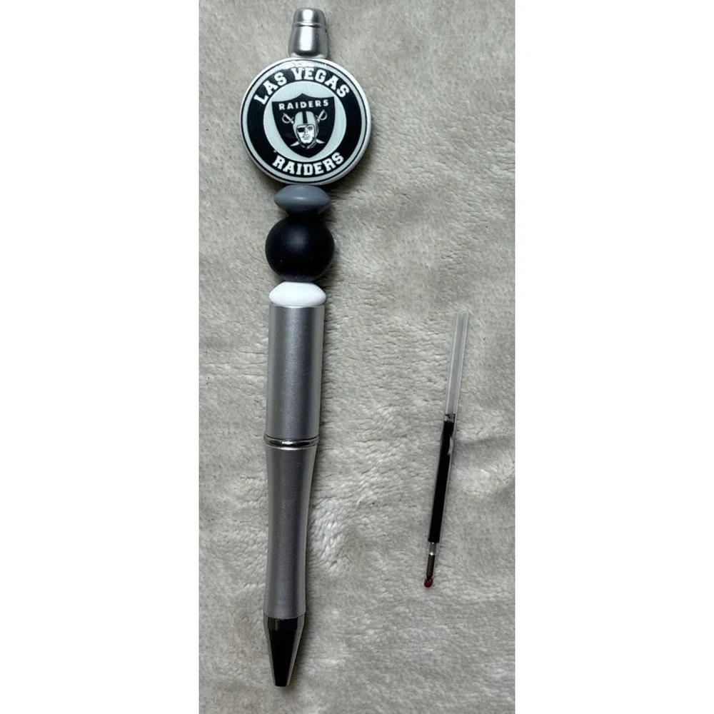 Las Vegas Raiders Focal Bead‎ Pen With Refill Gift 6